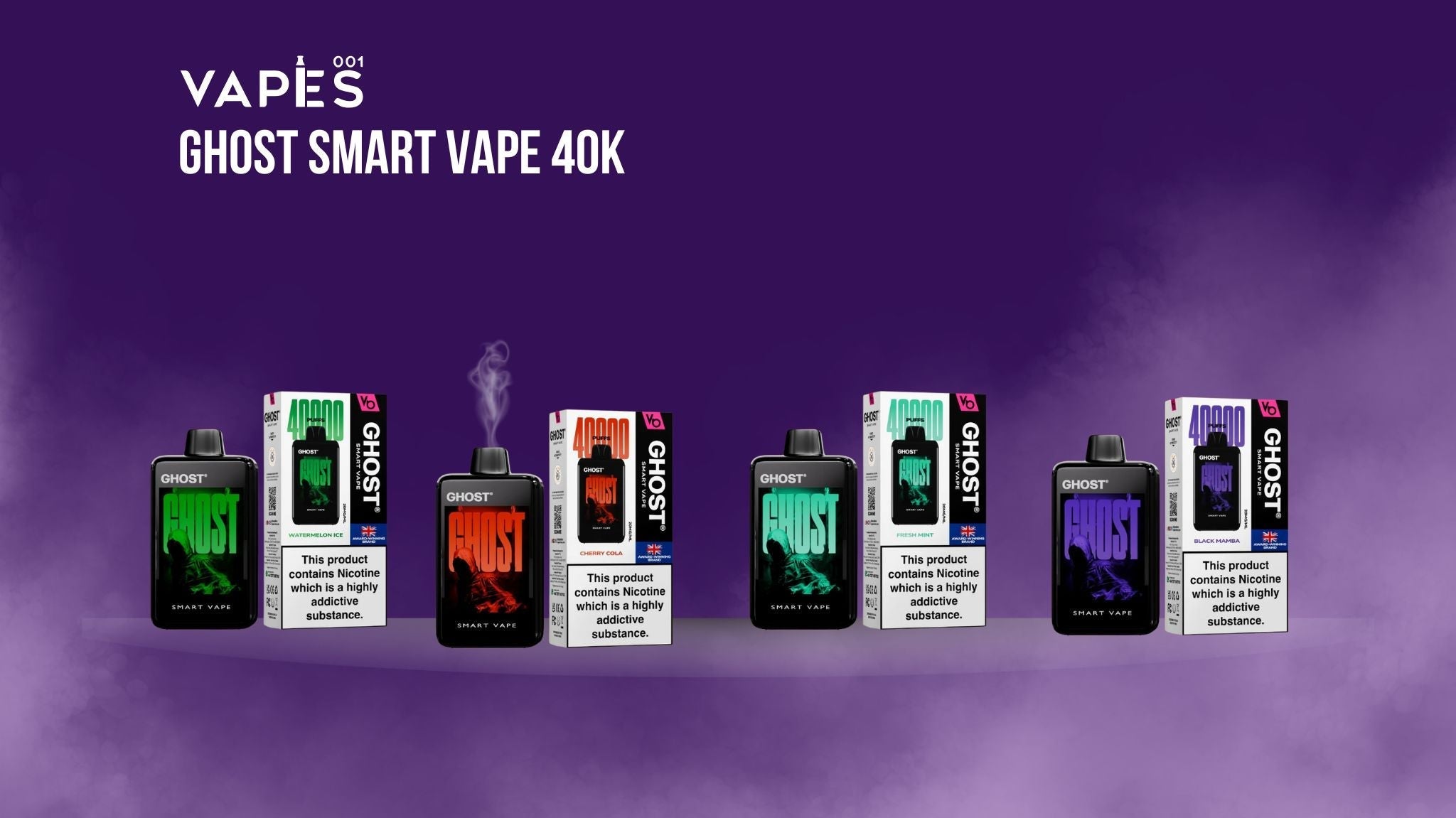 ghost smart vape Why does the 40K stand out in the market? — Vapes001 Color:Pearl Glitter (Limited) Sikary Cloud Zero 50K 100ml Shortfill E-Liquid
