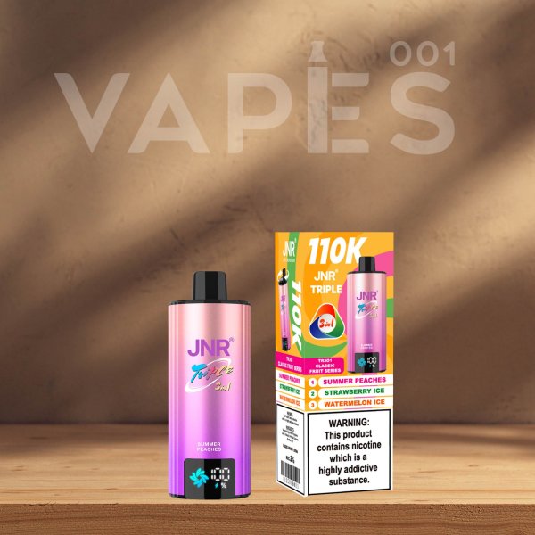 JNR - Triple  110K - Puff Jetable / Vape Disposable 2% Nicotine - Triple Saveurs