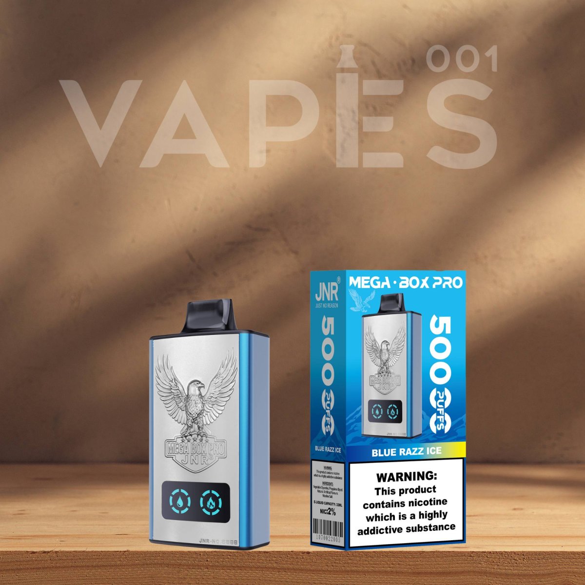 JNR – Mega Box Pro 50K – Vaper Desechable / Disposable – 2% Nicotina