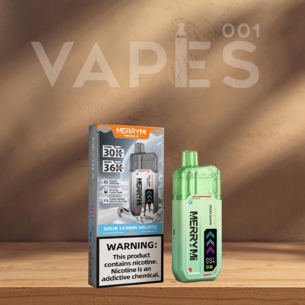 MerryMi - Mecha X 36K - Einweg Vape / Disposable - 3% Nikotin - Turbo Modus 30K