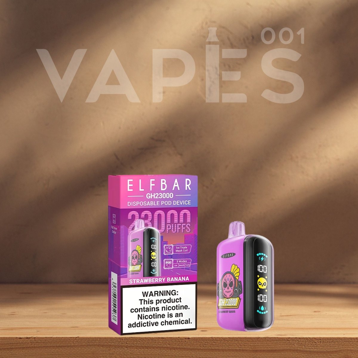 ELFBAR - GH23000 - 23000 Puffs - 2% nicotina - Vaper Desechable