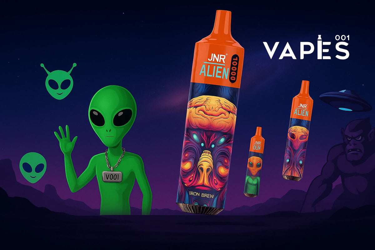 JNR Puff Alien 10K  L'icne futuriste des puffs jetables sur Vapes001