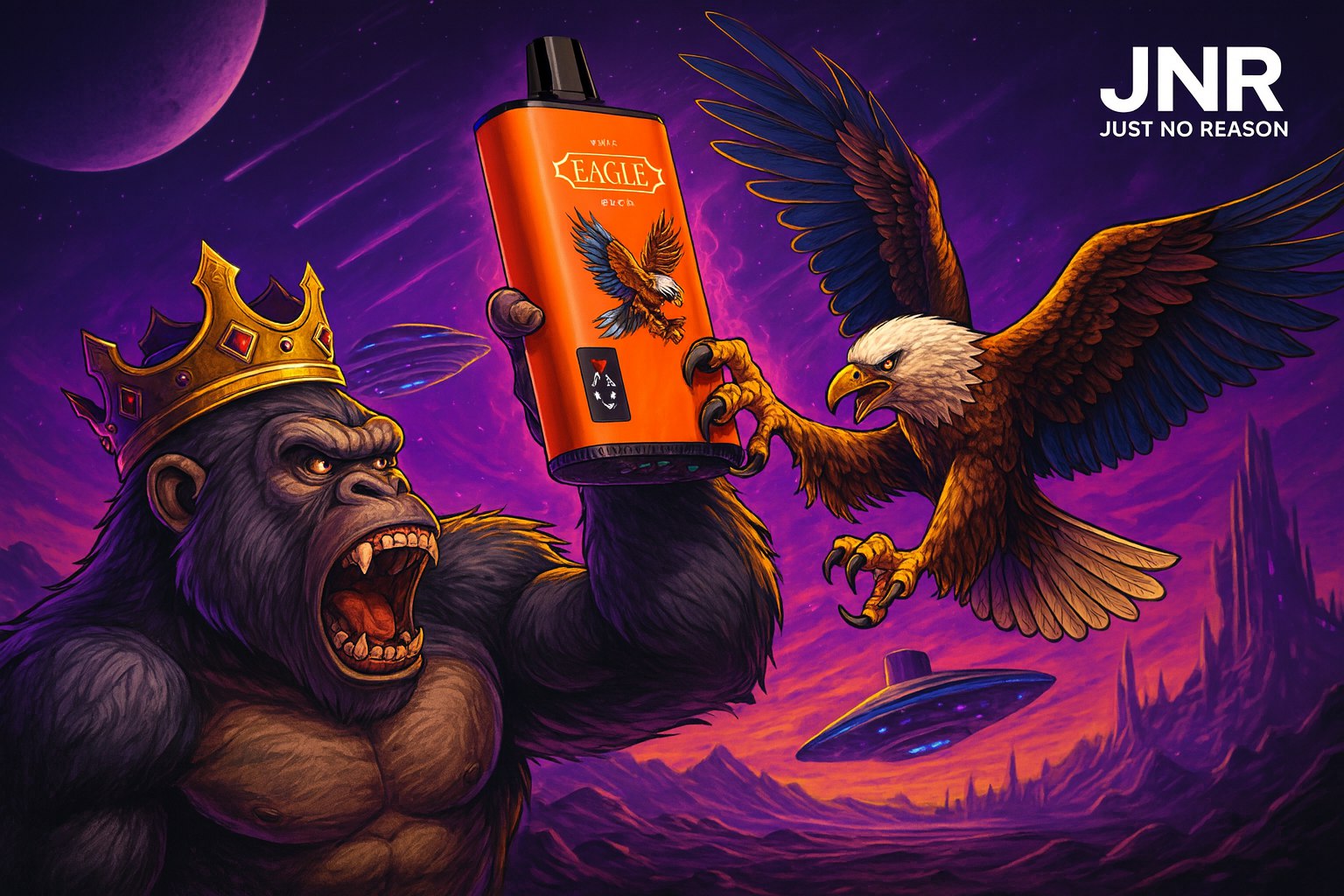 JNR – Eagle – 23 000 Puffs – 2% Nicotine – Puff Jetable / Disposable Vape : L’Aigle du Vapotage Moderne