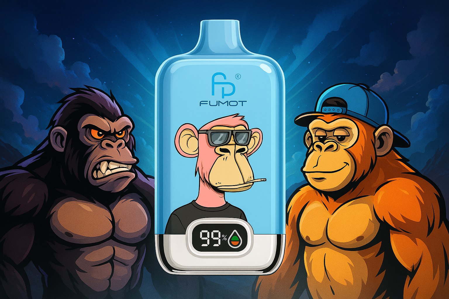 Fumot Digital Box – 12K Puffs – Puff Jetable / 2 % Nicotine : Une Révolution Signée Fumot