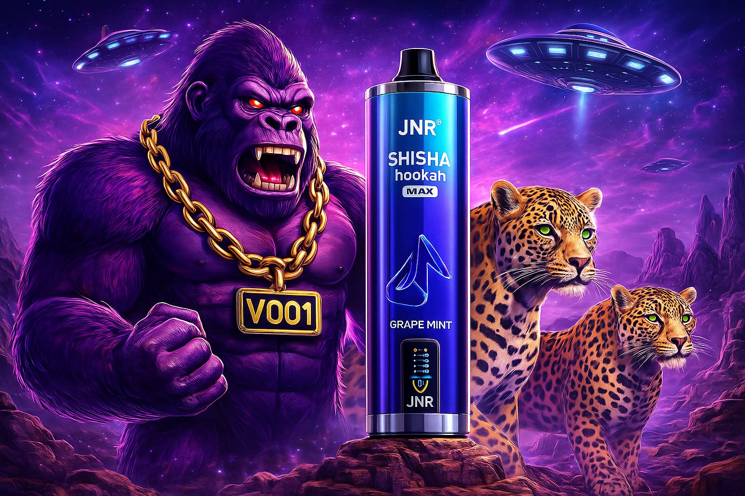 JNR Shisha Hookah Max 22K – La Révolution du Puff Jetable Commence Ici