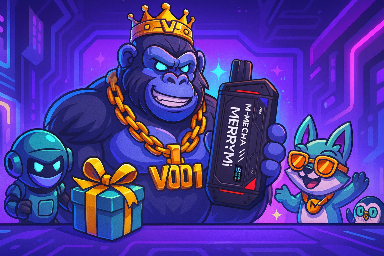 MerryMi – M-Mecha 16K – 16 000 Puffs – Cigarette Électronique Jetable / Puff Vape