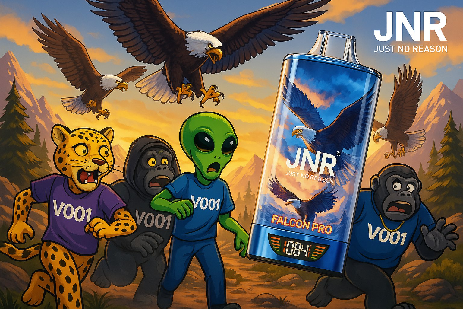 JNR Falcon Pro 28000 Puffs – La Nouvelle Ère du Puff Jetable Premium