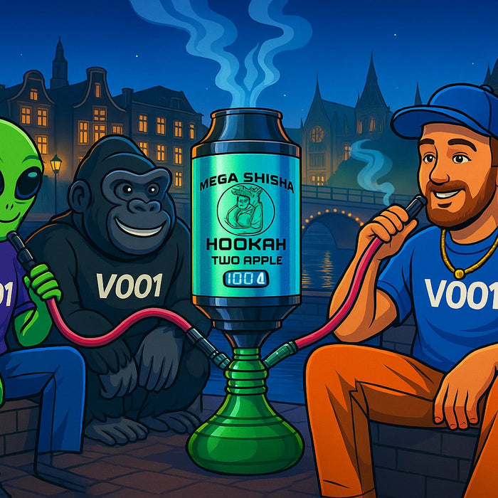 JNR Mega Shisha Hookah – 100 000 Puffs – 2 % Nicotine – Tête de Chicha Électronique : La Révolution Vape signée JNR