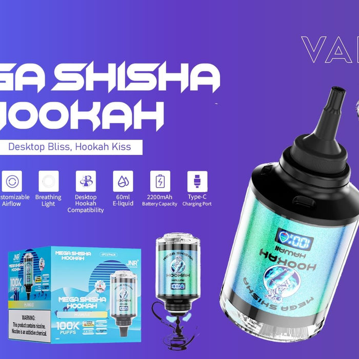 La Révolution des Têtes de Chicha Électronique : Découvrez le JNR Mega Shisha Hookah