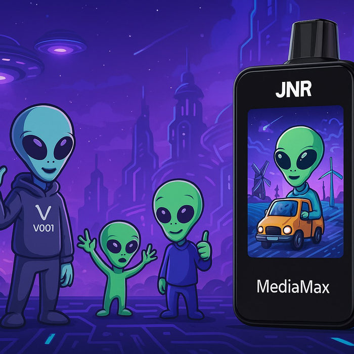 JNR – MediaMax – 40K – Puff Jetable / Disposable – 2% Nicotine – Smart Connect : La Vape Révolutionnaire Connectée