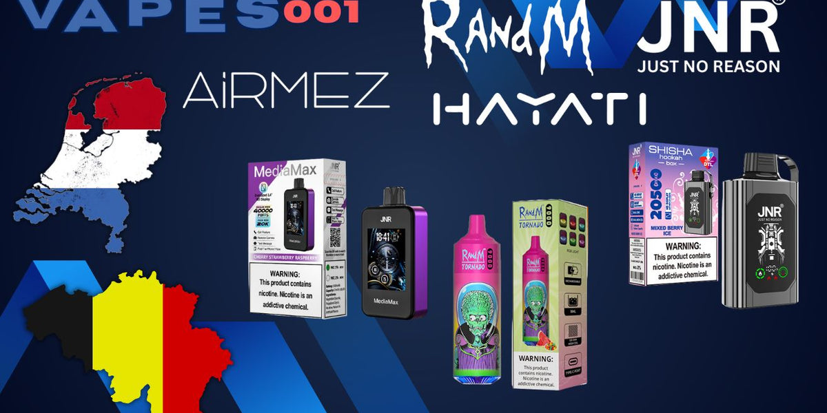 The Most Popular Puff Models in Belgium and the Netherlands  Vapes001