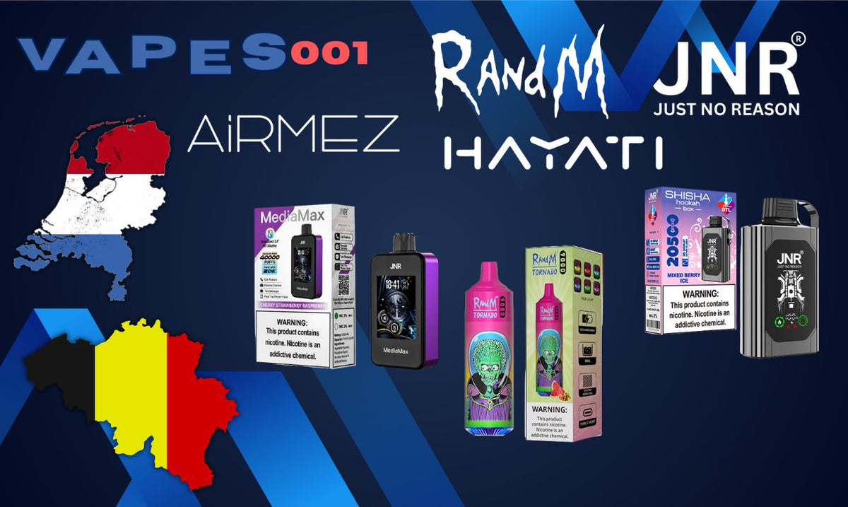 The Most Popular Puff Models in Belgium and the Netherlands — Vapes001
