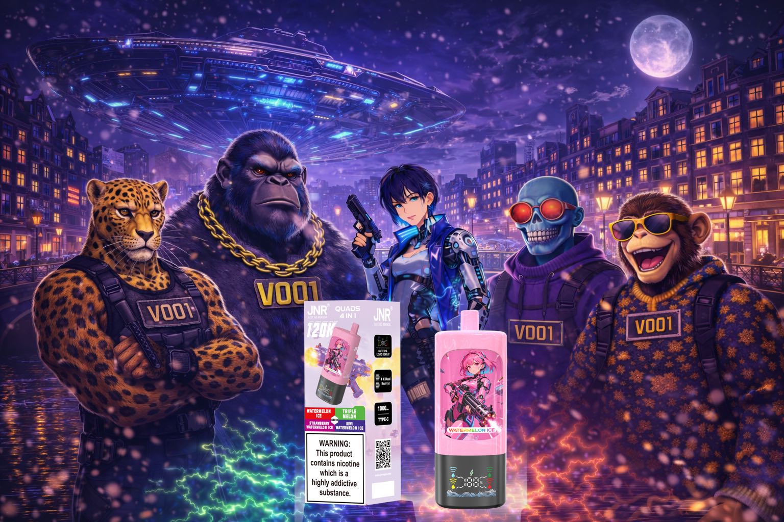 La première vape au monde à 4 saveurs en 1 : JNR redéfinit totalement la puff jetable