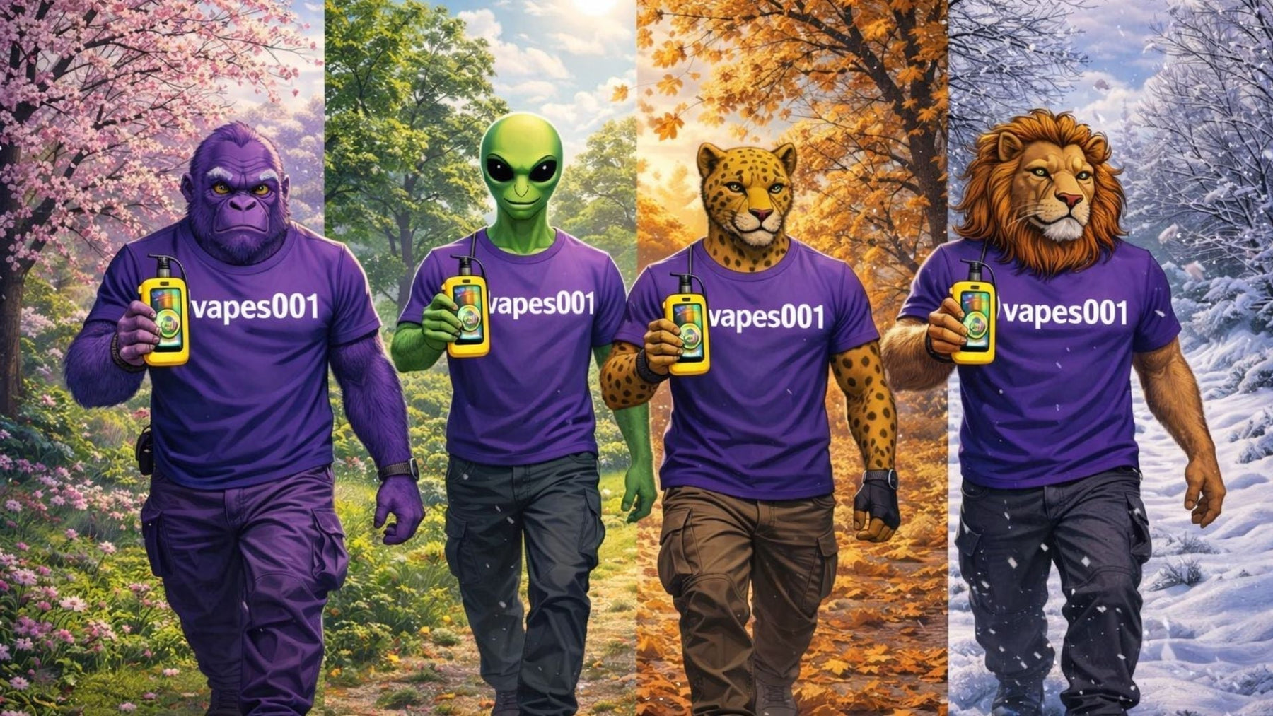 Les meilleures saveurs de puff selon la saison