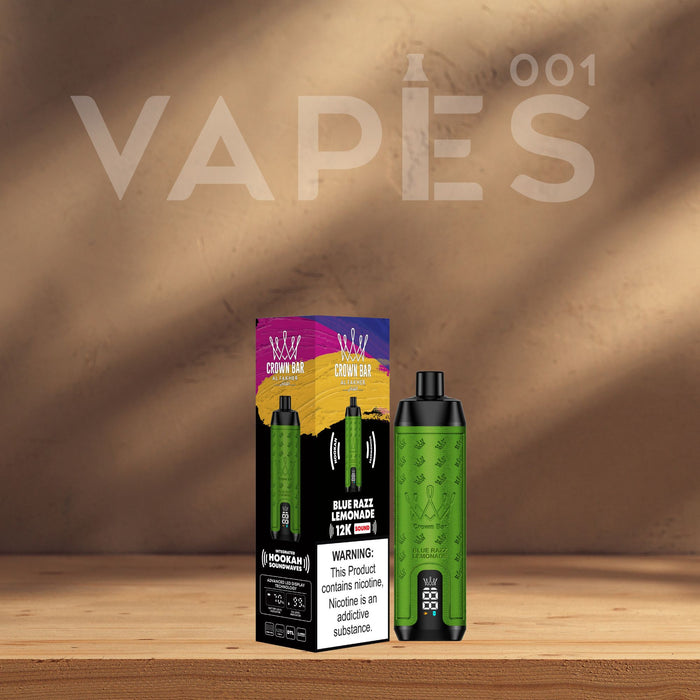 Al Fakher Crown Bar 12K Sound – 0,5% Nikotin – Engangs Vape / Disposable