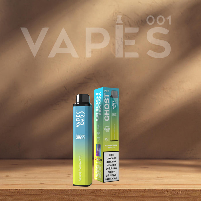 Ghost Pro 3500 - Wegwerp Vape - Disposable 2% Nicotine