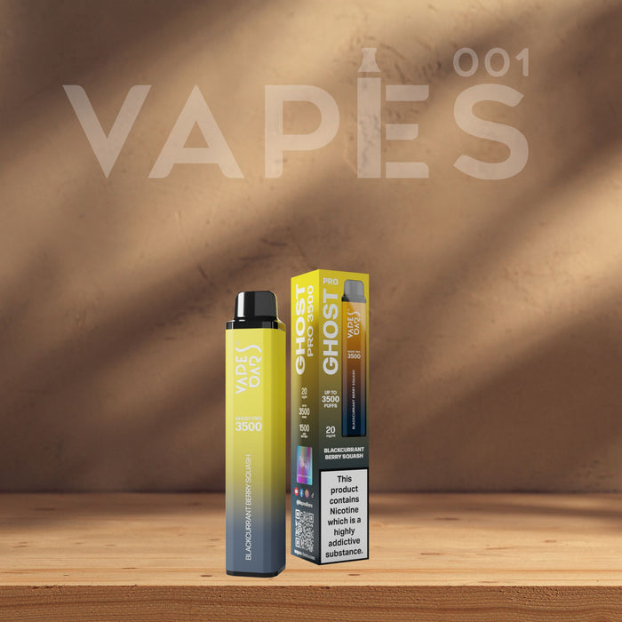 Ghost Pro 3500 - Wegwerp Vape - Disposable 2% Nicotine