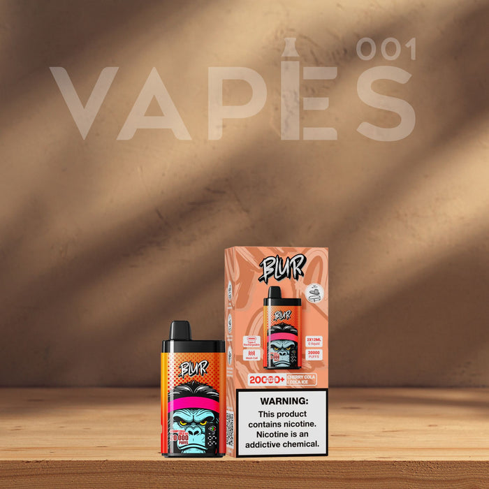 Blur 20000 - Engangs Vape / Disposable Vape 2% Nicotin - Dobbelt Smag