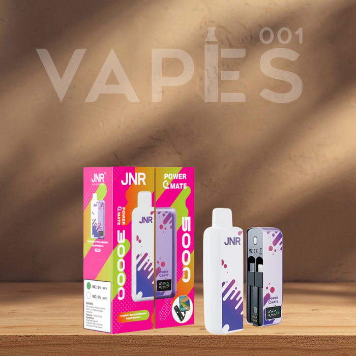 JNR - PowerMate - 30000 Bouffées - 2% de nicotine - Pod Vape & PowerBank