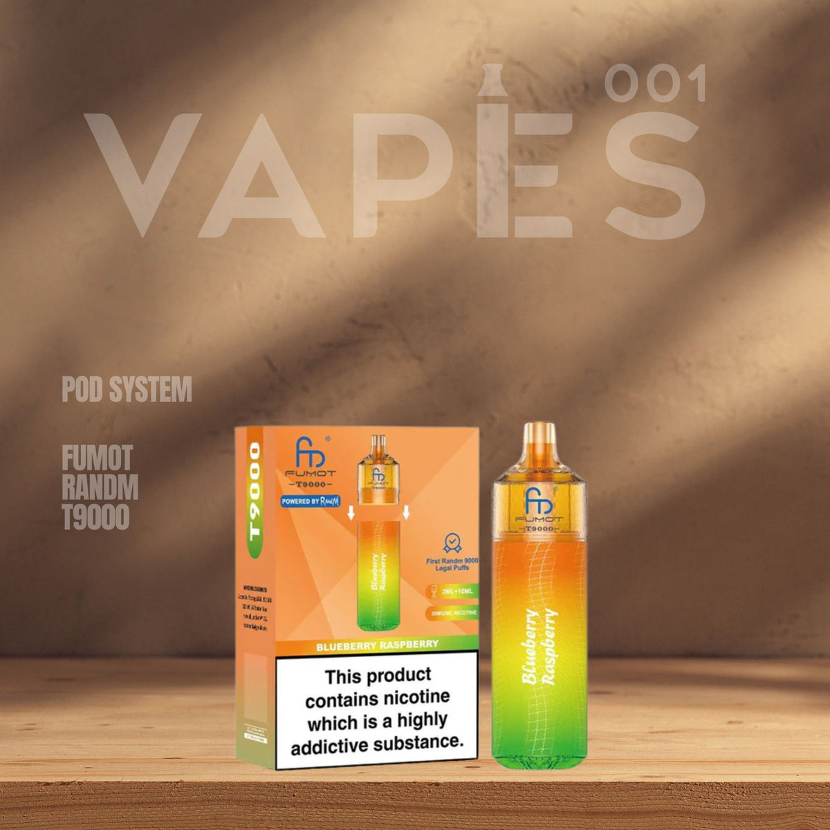 Fumot T9000 - 2% Nicotine - Rechargeable Pod Vape Vapes001 Fumot T9000 - 2% Nicotine - Rechargeable Pod Vape Vapes001