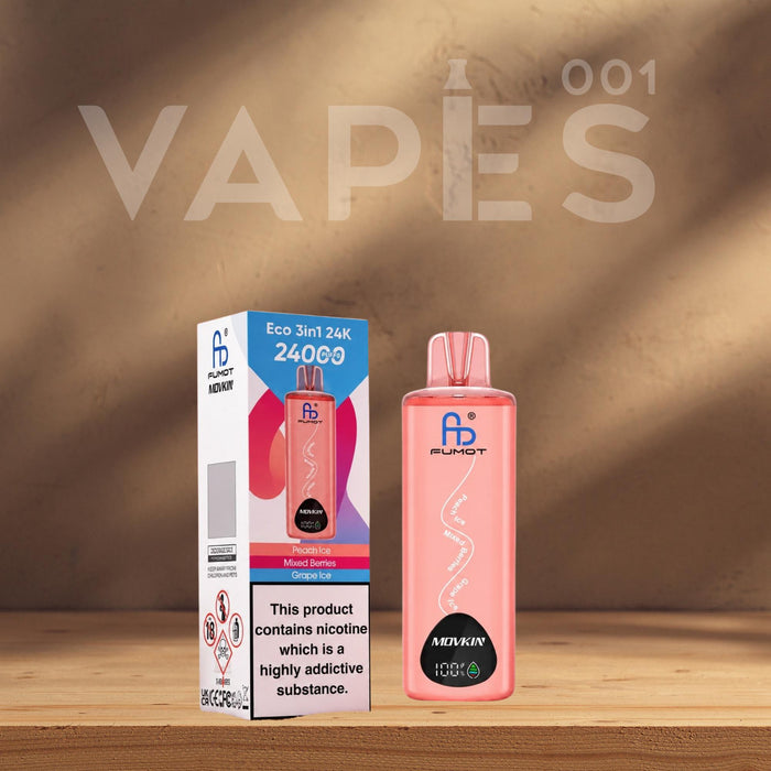 Fumot - ECO 3in1 24K - Engangs Vape / Disposable Vape - 2% nikotin - 3 Smage