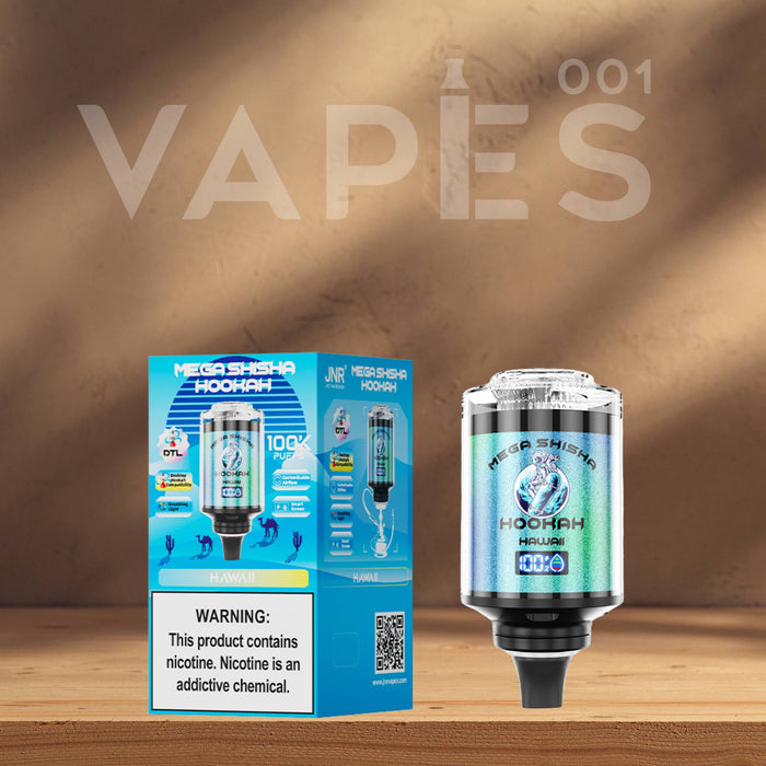 JNR - Mega Shisha Hookah - 100000 Bouffes - 2% de nicotine - Tete de Vapes001 JNR - Mega Shisha Hookah - 100000 Bouffes - 2% de nicotine - Tete de Vapes001