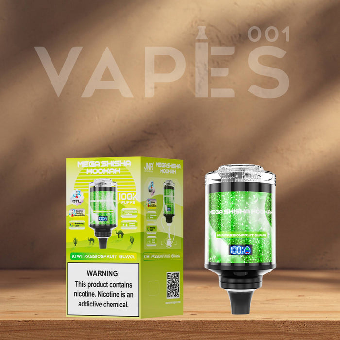 JNR - Mega Shisha Hookah - 100000 Bouffes - 2% de nicotine - Tete de Vapes001 JNR - Mega Shisha Hookah - 100000 Bouffes - 2% de nicotine - Tete de Vapes001