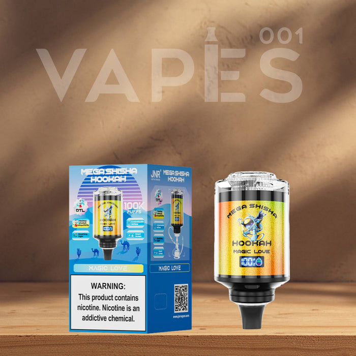 JNR - Mega Shisha Hookah - 100000 Zge - 2% Nikotin - Elektronischer S Vapes001 JNR - Mega Shisha Hookah - 100000 Zge - 2% Nikotin - Elektronischer S Vapes001