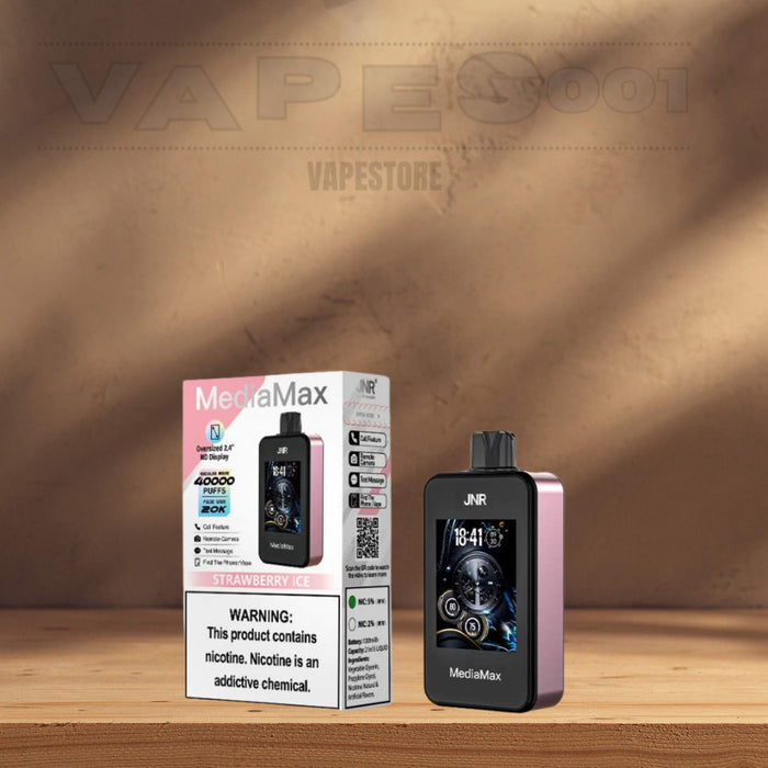 JNR - MediaMax - 40K - Puff / Disposable Vape - 2% nicotine - Smart co Vapes001 JNR - MediaMax - 40K - Puff / Disposable Vape - 2% nicotine - Smart co Vapes001