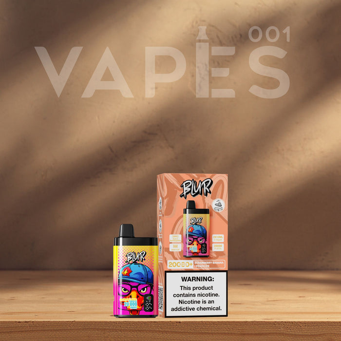 Blur 20000 - Engangs Vape / Disposable Vape 2% Nicotin - Dobbelt Smag