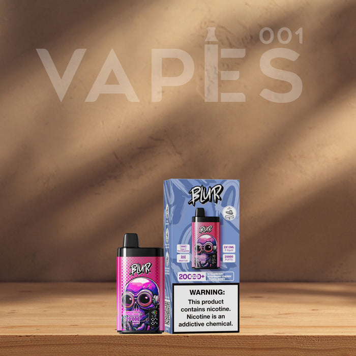 Blur 20000 - Engangs Vape / Disposable Vape 2% Nicotin - Dobbelt Smag