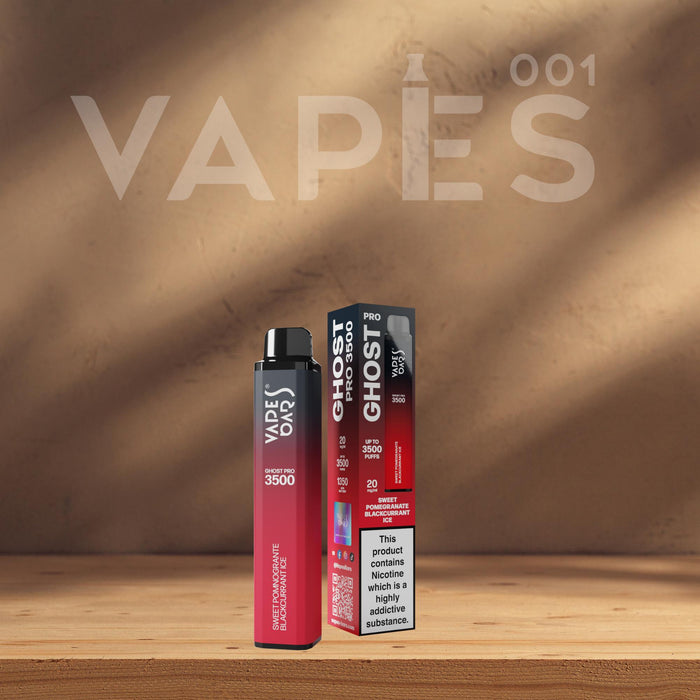 Ghost® Pro 3500 - Engangs Vape / Disposable - 2% Nikotin