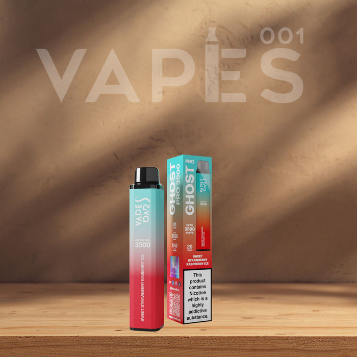 Ghost Pro 3500 - Wegwerp Vape - Disposable 2% Nicotine