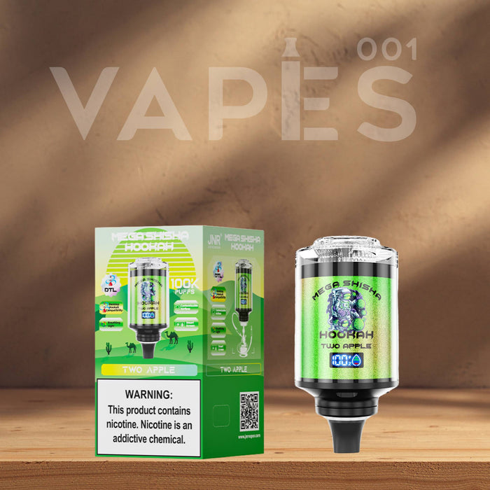 JNR - Mega Shisha Hookah - 100000 Puffs - 2% Nicotine - Electronic Shi Vapes001 JNR - Mega Shisha Hookah - 100000 Puffs - 2% Nicotine - Electronic Shi Vapes001