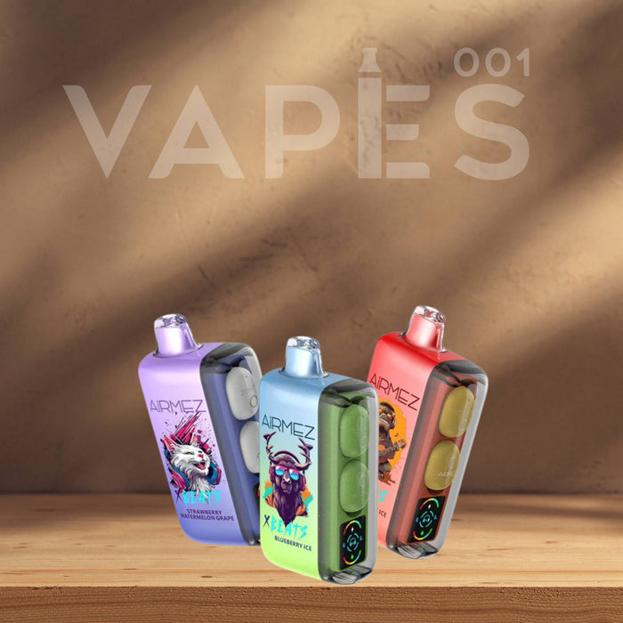 AirMez - X-Beats 40000 - Smart Vape & Høretelefon 2-i-1 - Engangs Vape / Disposable - 2% Nikotin