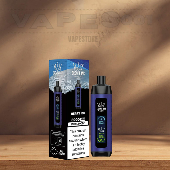Al Fakher Crown Bar Pro 8K - Disposable / Puff Vapes001 Al Fakher Crown Bar Pro 8K - Disposable / Puff Vapes001
