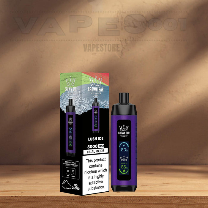 Al Fakher Crown Bar Pro 8K - Disposable / Puff Vapes001 Al Fakher Crown Bar Pro 8K - Disposable / Puff Vapes001