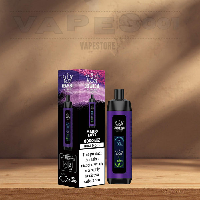 Al Fakher Crown Bar Pro 8K - Disposable / Puff Vapes001 Al Fakher Crown Bar Pro 8K - Disposable / Puff Vapes001