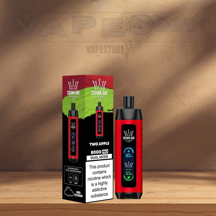 Al Fakher Crown Bar Pro 8K - Disposable / Puff Vapes001 Al Fakher Crown Bar Pro 8K - Disposable / Puff Vapes001