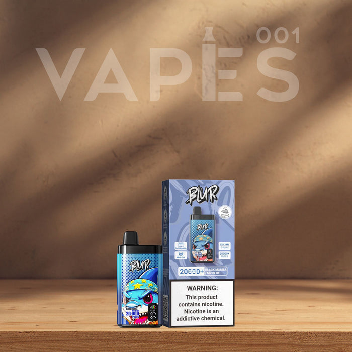 Blur 20000 - Engangs Vape / Disposable Vape 2% Nicotin - Dobbelt Smag