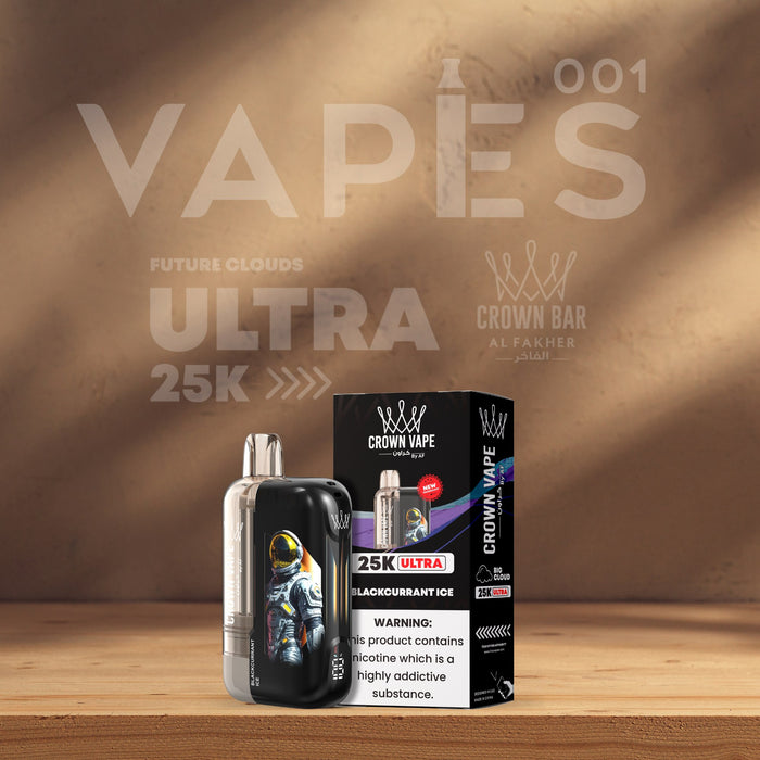 Al Fakher Crown Bar - Ultra 25K - 0.5% Nicotine - Disposable Vape Vapes001 Al Fakher Crown Bar - Ultra 25K - 0.5% Nicotine - Disposable Vape Vapes001