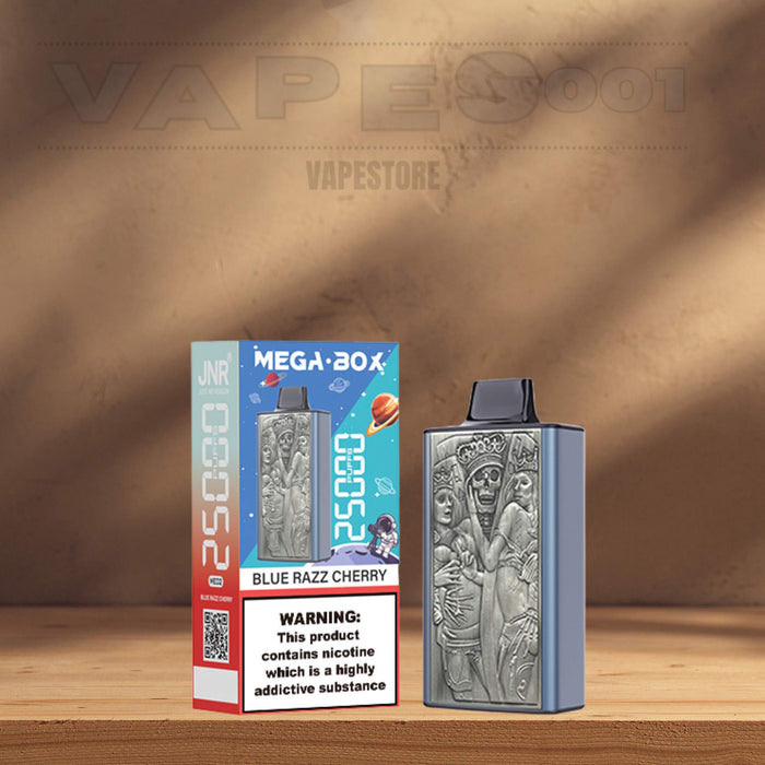 JNR - Mega Box 25K bouffées - 2% de Nicotine - Puff Jetable / Vape Disposable