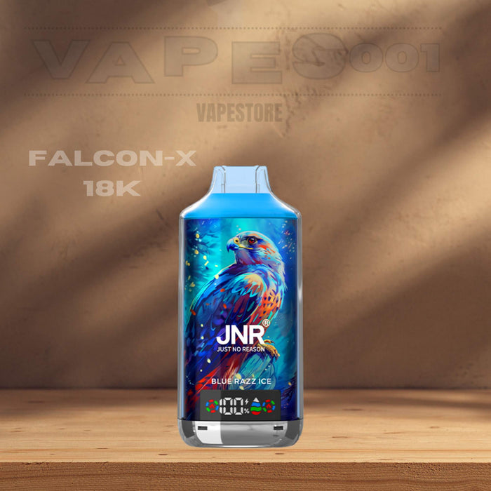 JNR- Falcon X 18K - Puff Jetable / Disposable Vapes001 JNR- Falcon X 18K - Puff Jetable / Disposable Vapes001