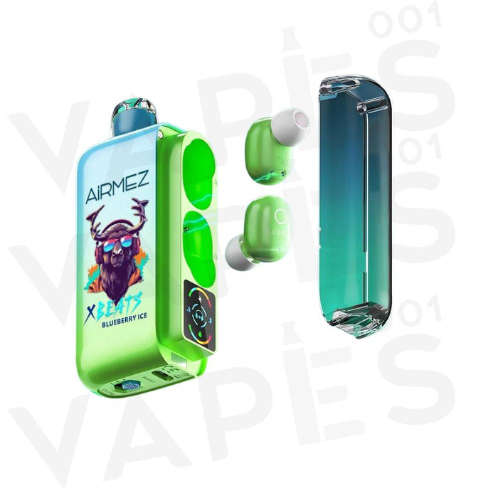 AirMez - X-Beats 40000 - Slimme 2-in-1 Smart Vape Oordopjes - Wegwerp Vape / Disposable 2% Nicotine