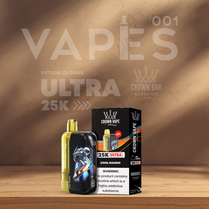 Frankreich Vape Al Fakher Crown Bar - Ultra 25K - 0,5 % Nikotin Al Fakher Crown Bar - Ultra Frankreich Vape Al Fakher Crown Bar - Ultra 25K - 0,5 % Nikotin Al Fakher Crown Bar - Ultra