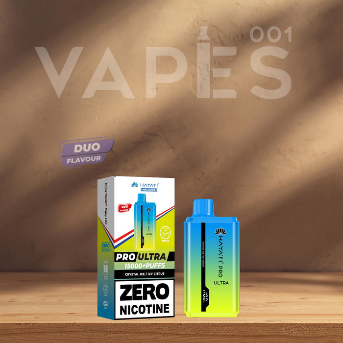 Hayati Pro Ultra 15K - Puff Jetable / Vape Disposable - 0% nicotine Vapes001 Hayati Pro Ultra 15K - Puff Jetable / Vape Disposable - 0% nicotine Vapes001