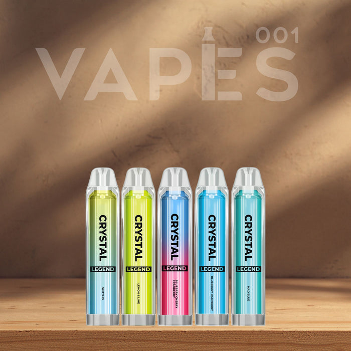 Crystal Vape Legend 4000 - 2% Nicotin - Engangs Vape / Disposable