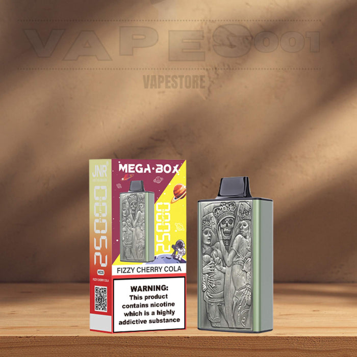 JNR - Mega Box 25K bouffées - 2% de Nicotine - Puff Jetable / Vape Disposable