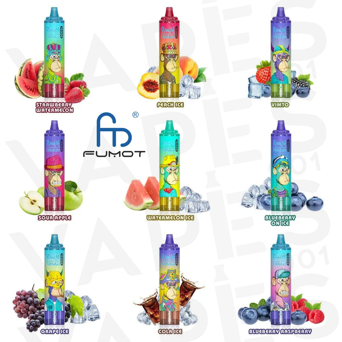 Fumot - Tornado 15K - Puff Jetable / Vape Disposable 2% Nicotine