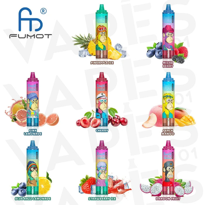 Fumot - Tornado 15K - Puff Jetable / Vape Disposable 2% Nicotine